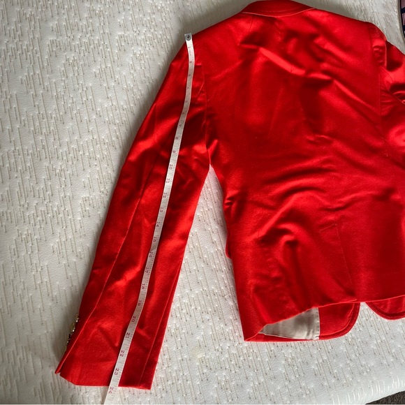 J.Crew Original Schoolboy Blazer Color Orange Size 8 - Picture 7 of 9